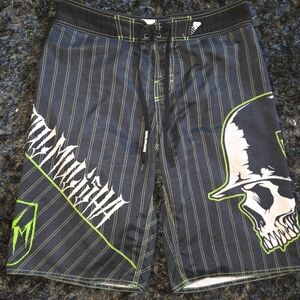 Men's Metal Mulisha Swim Board Shorts
